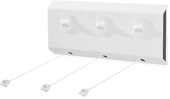 Leifheit Wand-Wäscheleine Rollfix 150 Triple Longline, ausziehbar