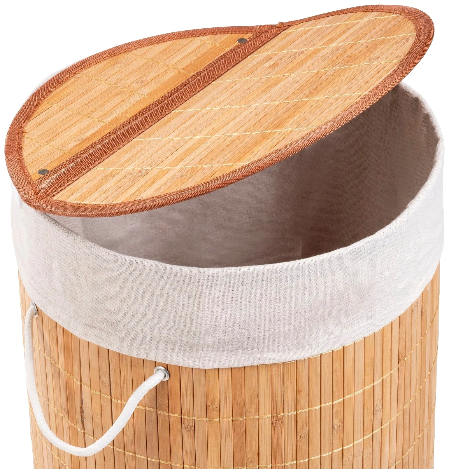 WENKO Wäschetruhe Bamboo, 55 l